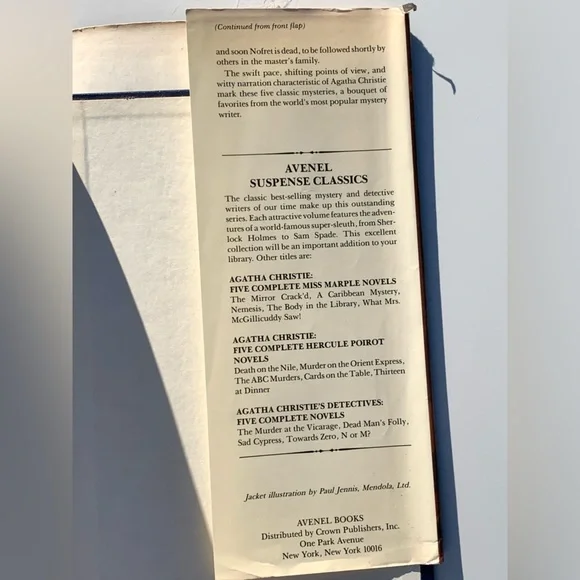 Agatha Christie Five Classic Murder Mysteries Book - Picture 9 of 12